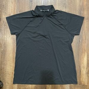 Swannies Golf Quinn Polo Women’s 2XL Black Heather 1/4 Zip Shirt